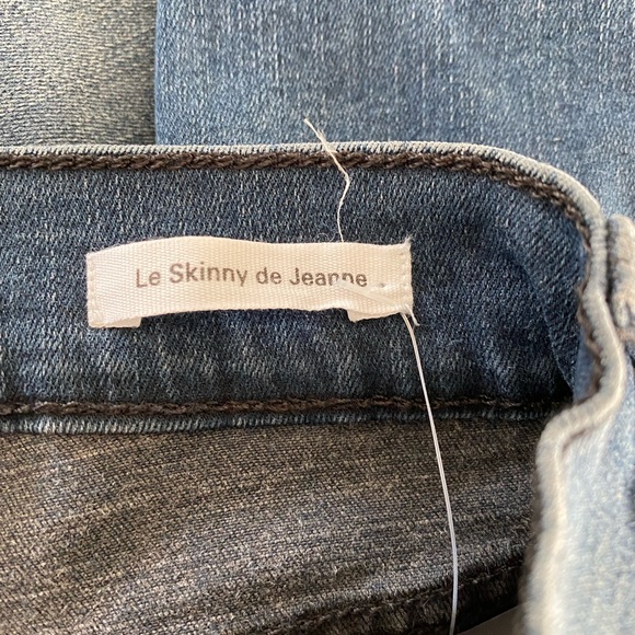 NWT Frame Denim Le Skinny de Jeanne Frayed Hem - Picture 8 of 10